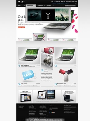 探索索尼網(wǎng)站設(shè)計(jì) 簡(jiǎn)約、品牌與用戶體驗(yàn)的完美融合